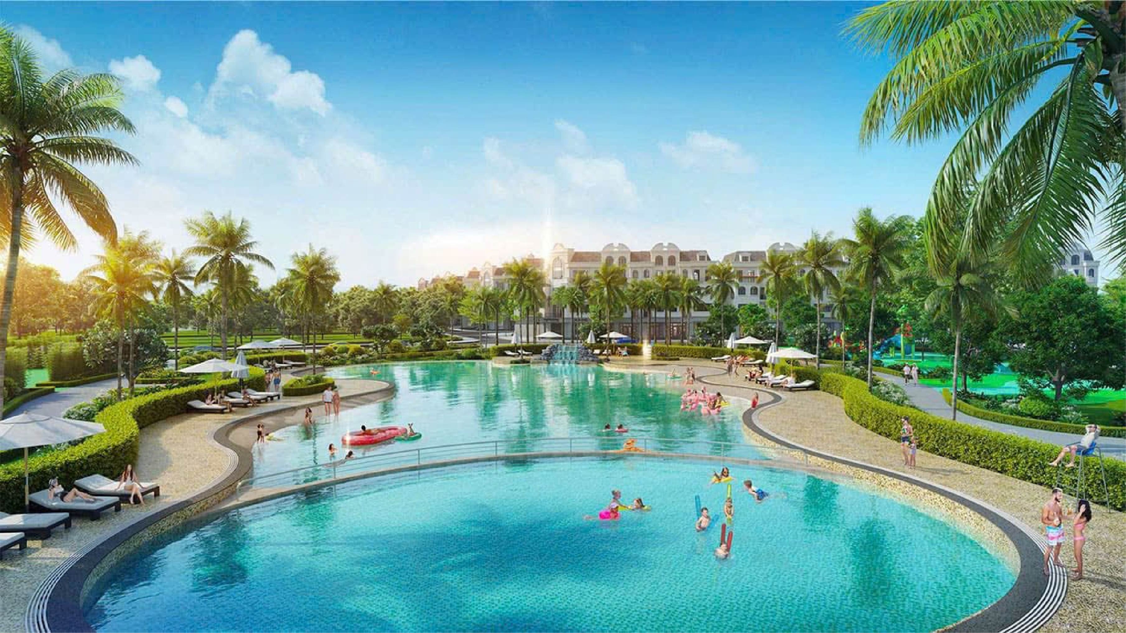 BỂ BƠI PHONG CÁCH RESORT - ảnh 2